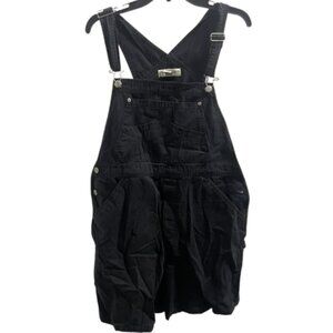 Gloria Vanderbilt Women's Black Denim Overalls XL